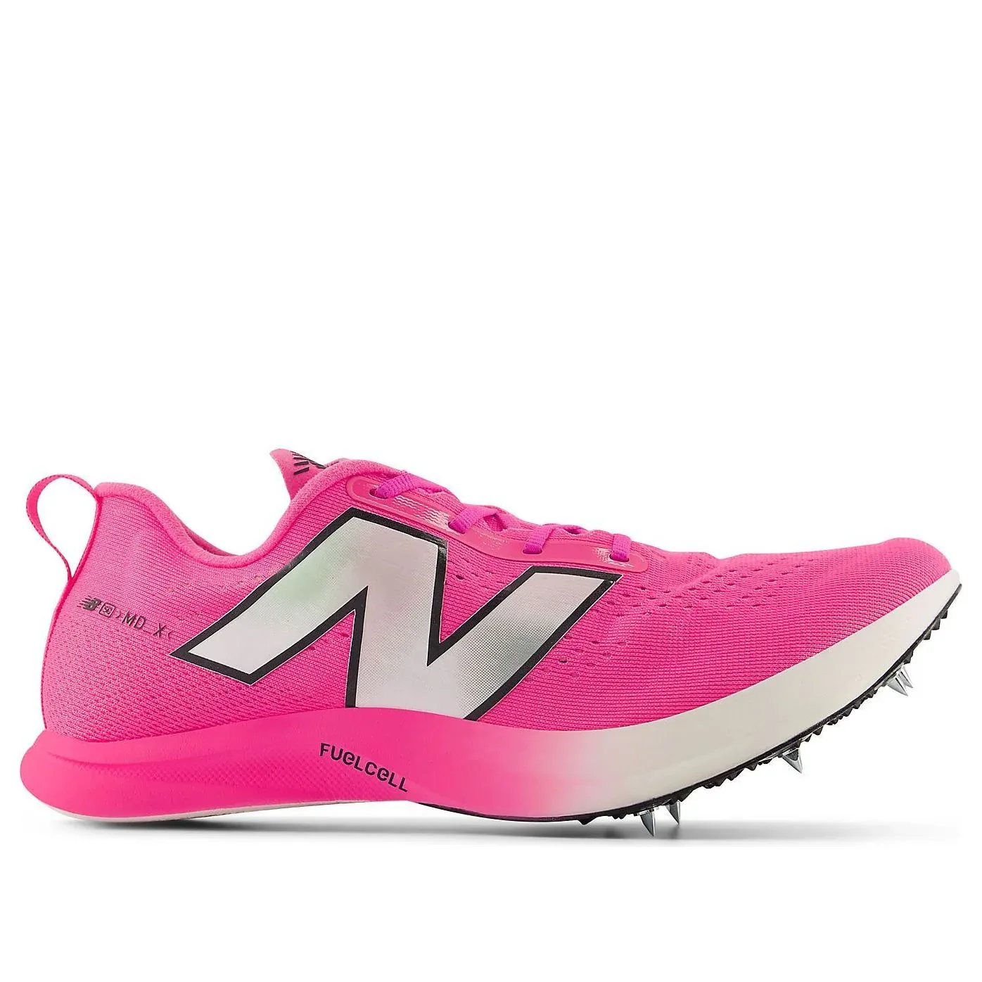 Кроссовки New Balance x Gabby Thomas FuelCell SuperComp MD-X v3 'Pink Heat White' — фото 2