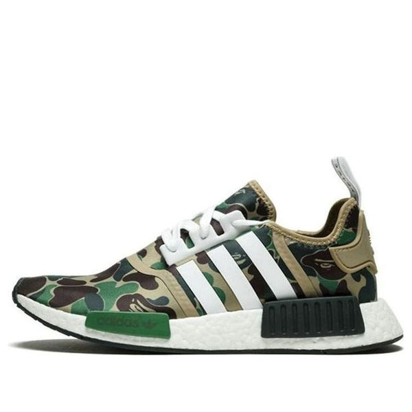 

Кроссовки xa bathing ape nmd_r1 Adidas, зеленый