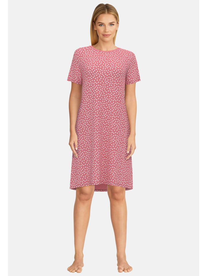 

Ночная рубашка Голуэй в средне-красный горошек Götzburg