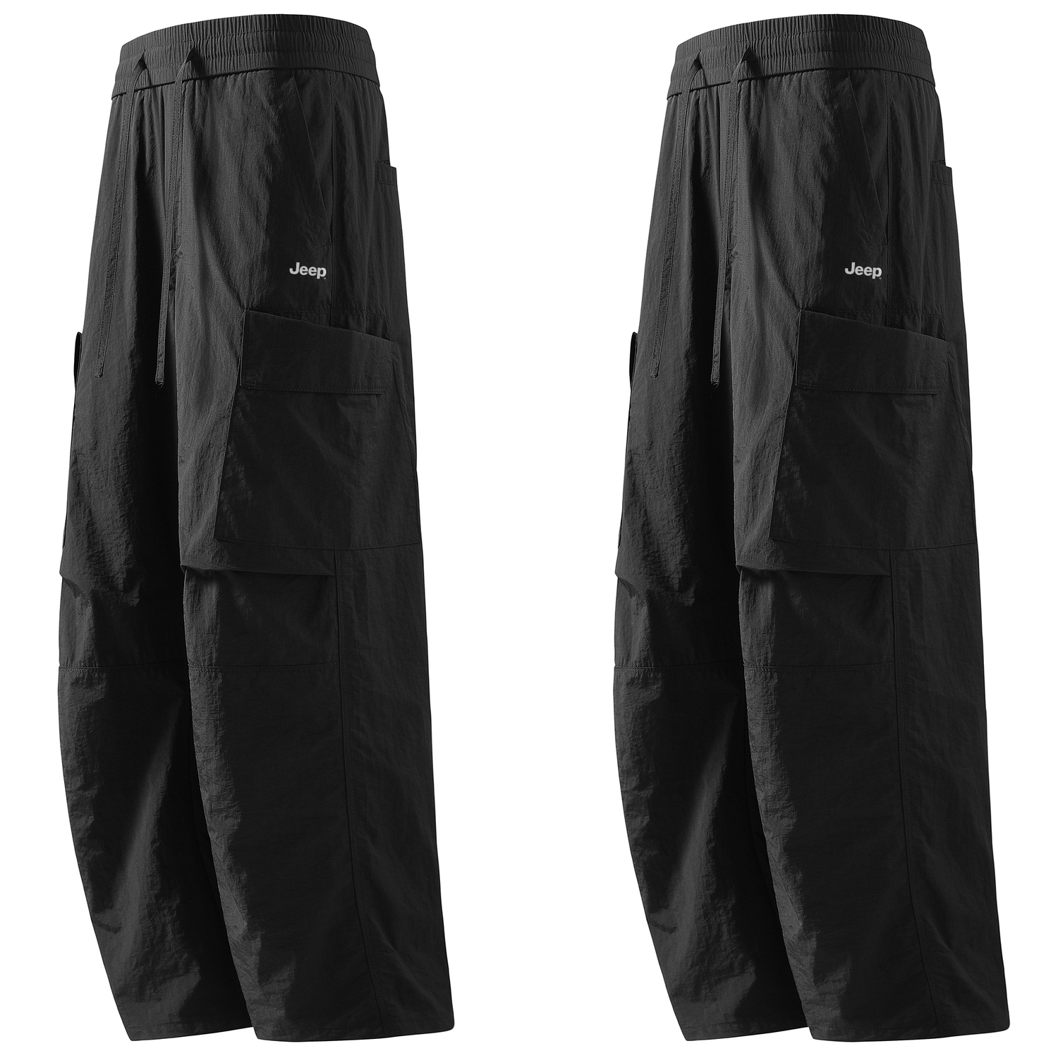 

Коллекция для отдыха: унисекс карго-штаны Jeep, черный