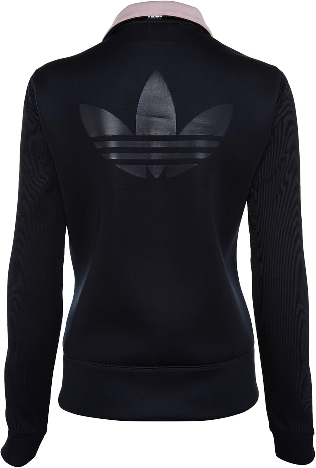 Женская куртка Adidas Originals спортивная на молнии, темно-синий/розовый — фото 2