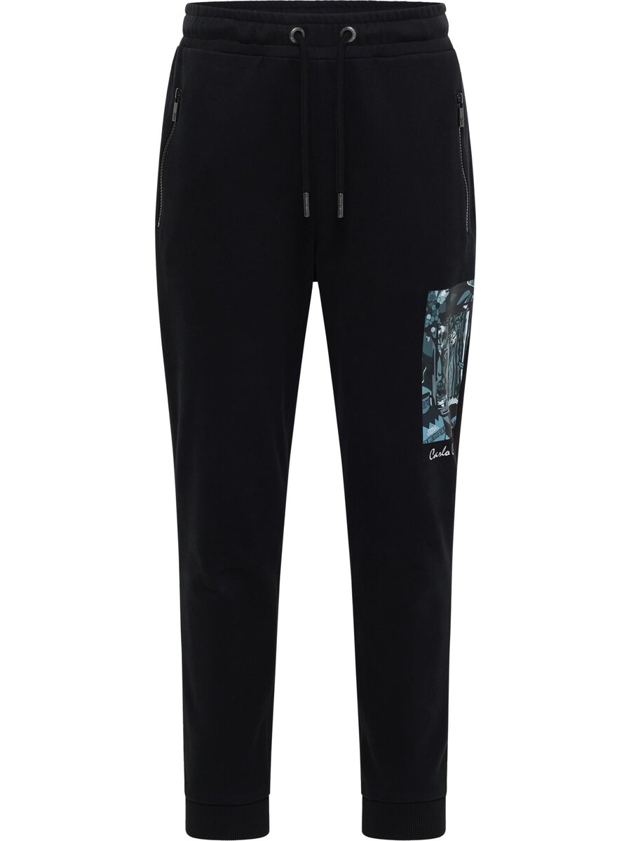 

Тканевые брюки Carlo Colucci Regular Pants De Valiere, черный
