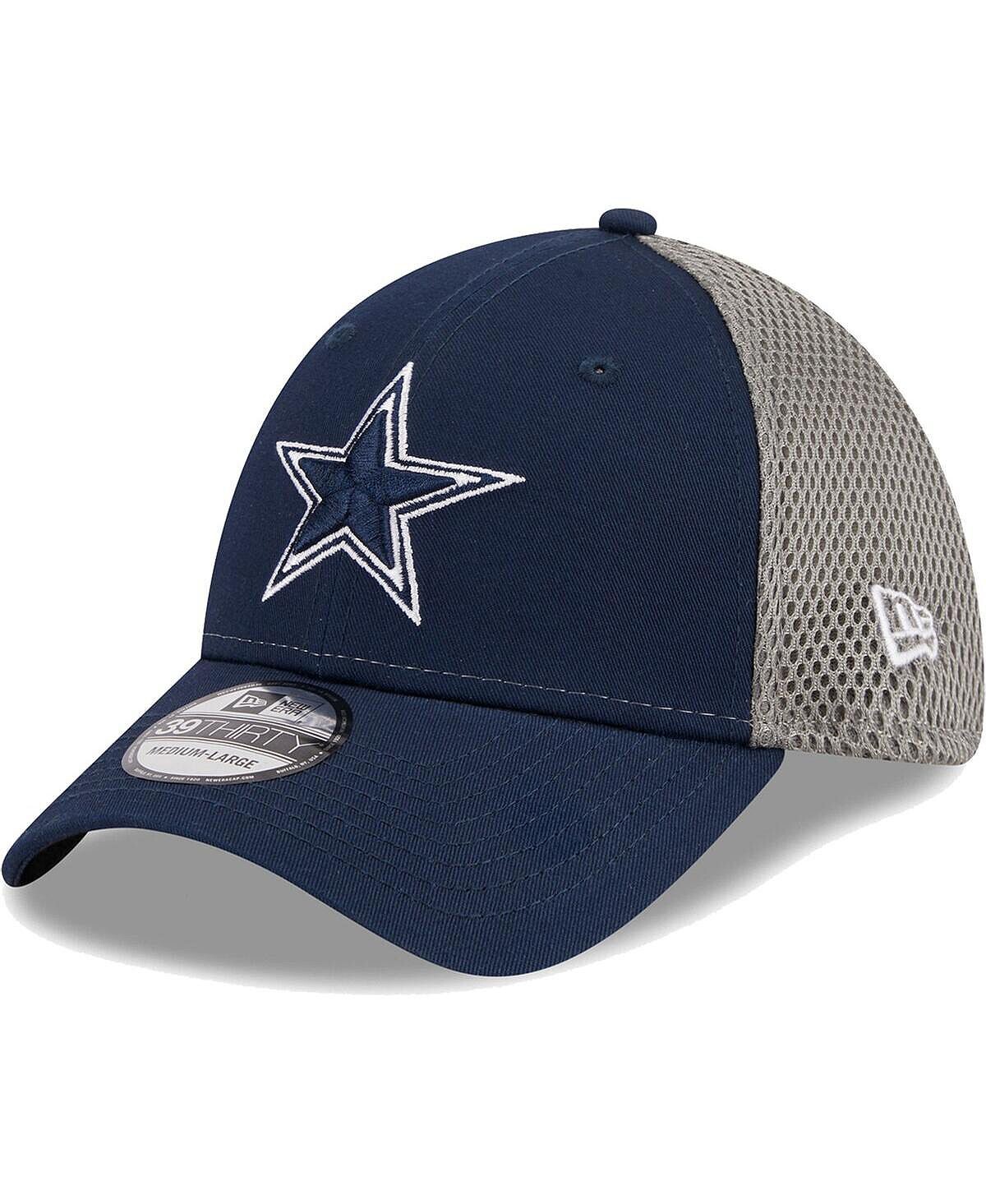 

Мужская темно-синяя, графитовая шляпа Dallas Cowboys Main Neo 39THIRTY Flex Hat New Era