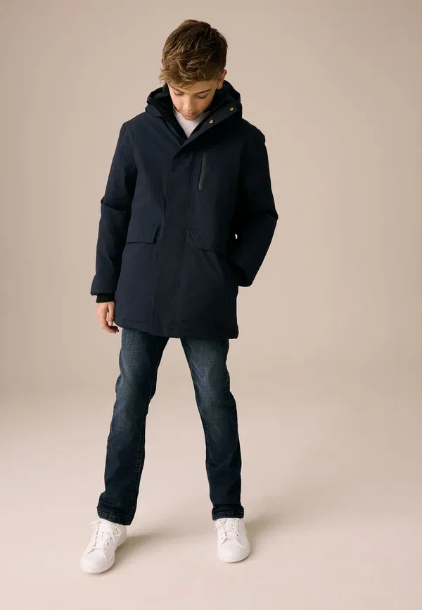 Куртка Regular fit borg waterproof Next, темно-синий