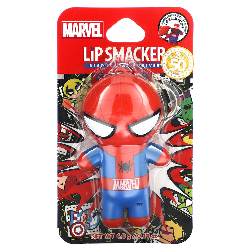 Lip Smacker, Marvel Spiderman, бальзам для губ, потрясающий гранат, 4 г (0,14 унции) — фото 2