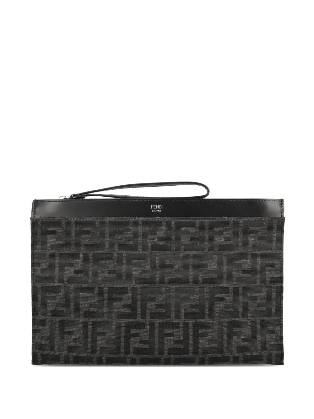

Клатч с логотипом ff Fendi, черный