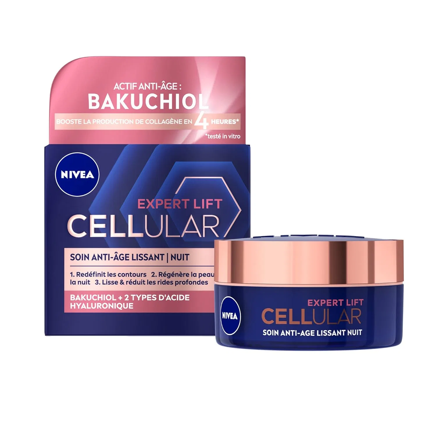 Крем для лица Nivea — Ночной Cellular Expert Lift, 50 мл