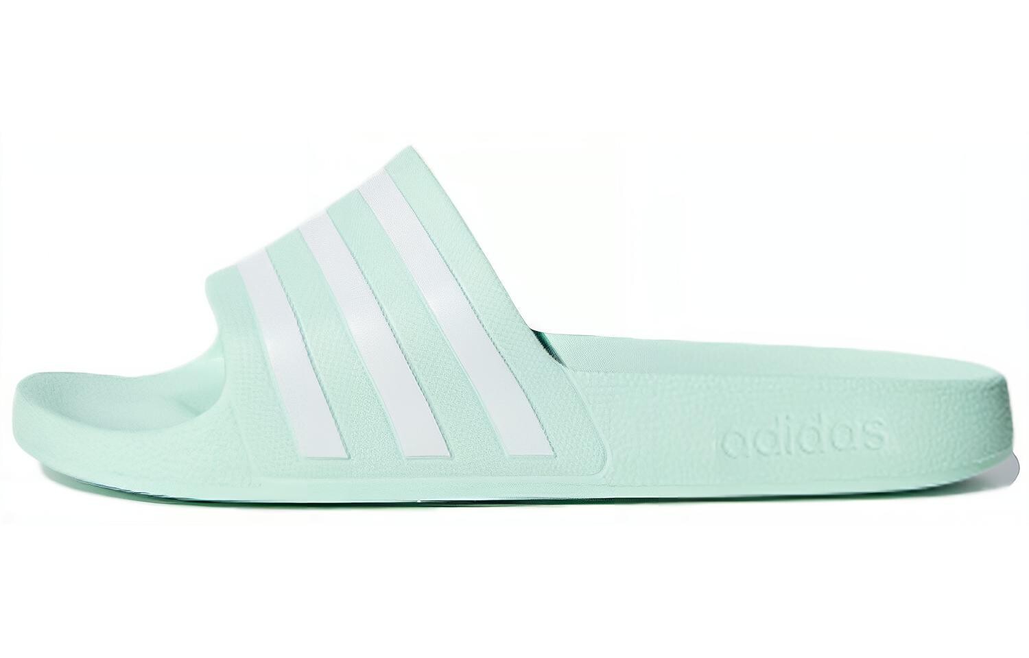 Шлепанцы Adilette Aqua унисекс пастельно-зеленого цвета Adidas