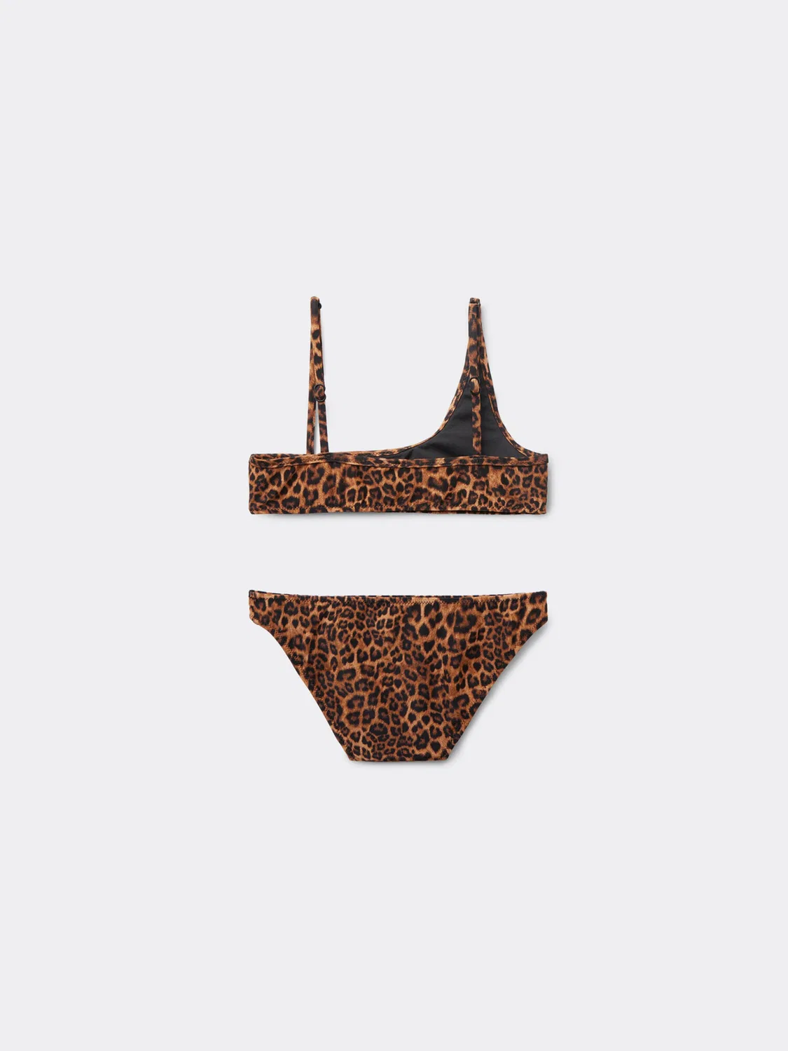 Calzedonia Бикини-бандо Wild Animalier коричневого цвета — фото 2