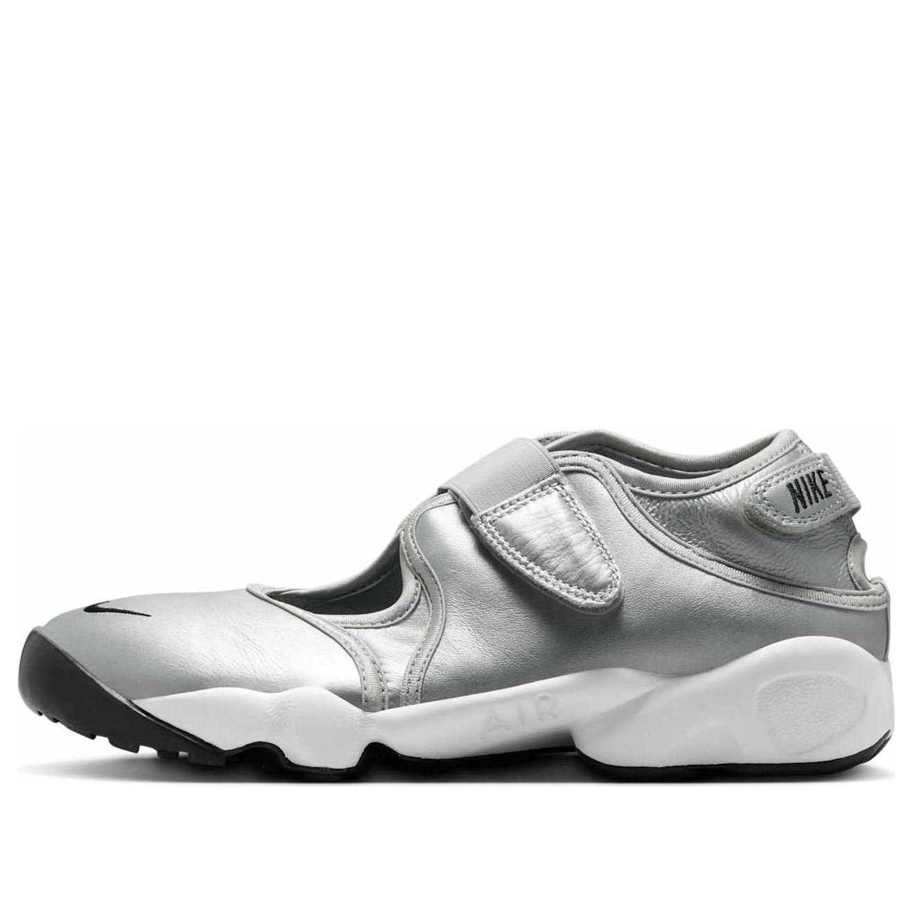 Сандалии (WMNS) Nike Air Rift Leather 'Metallic Silver'