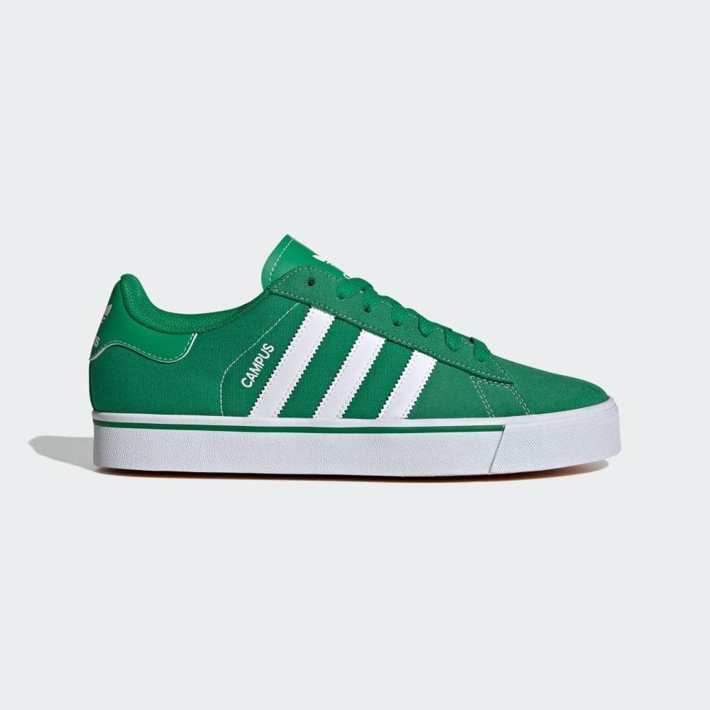 

Кроссовки Adidas Campus Vulc Shoes, цвет Green/Cloud White/Green