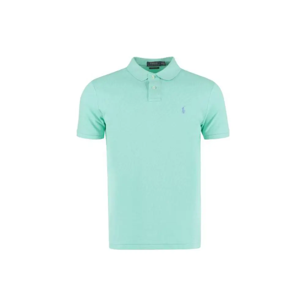 

Поло с коротким рукавом и вышитым логотипом Polo Ralph Lauren, зеленый