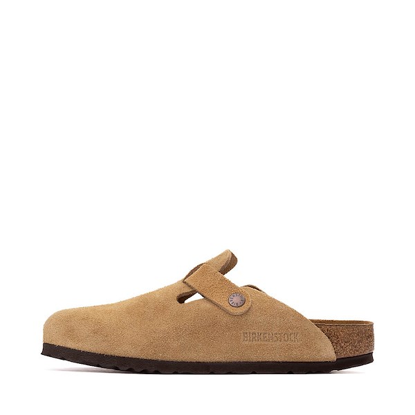 Сабо Womens Birkenstock Boston Clog, цвет Latte
