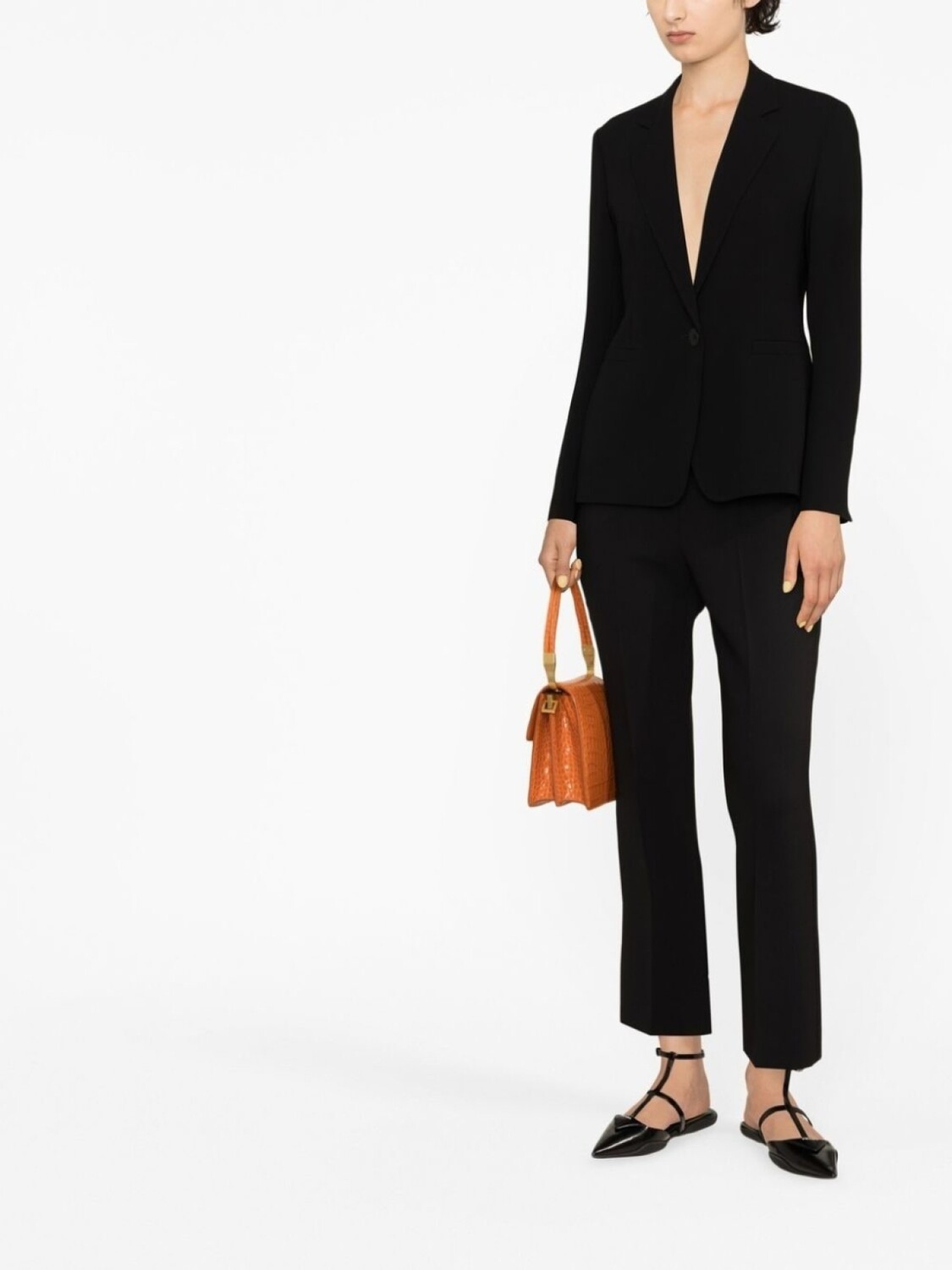 

Max Mara узкие брюки строгого кроя, черный
