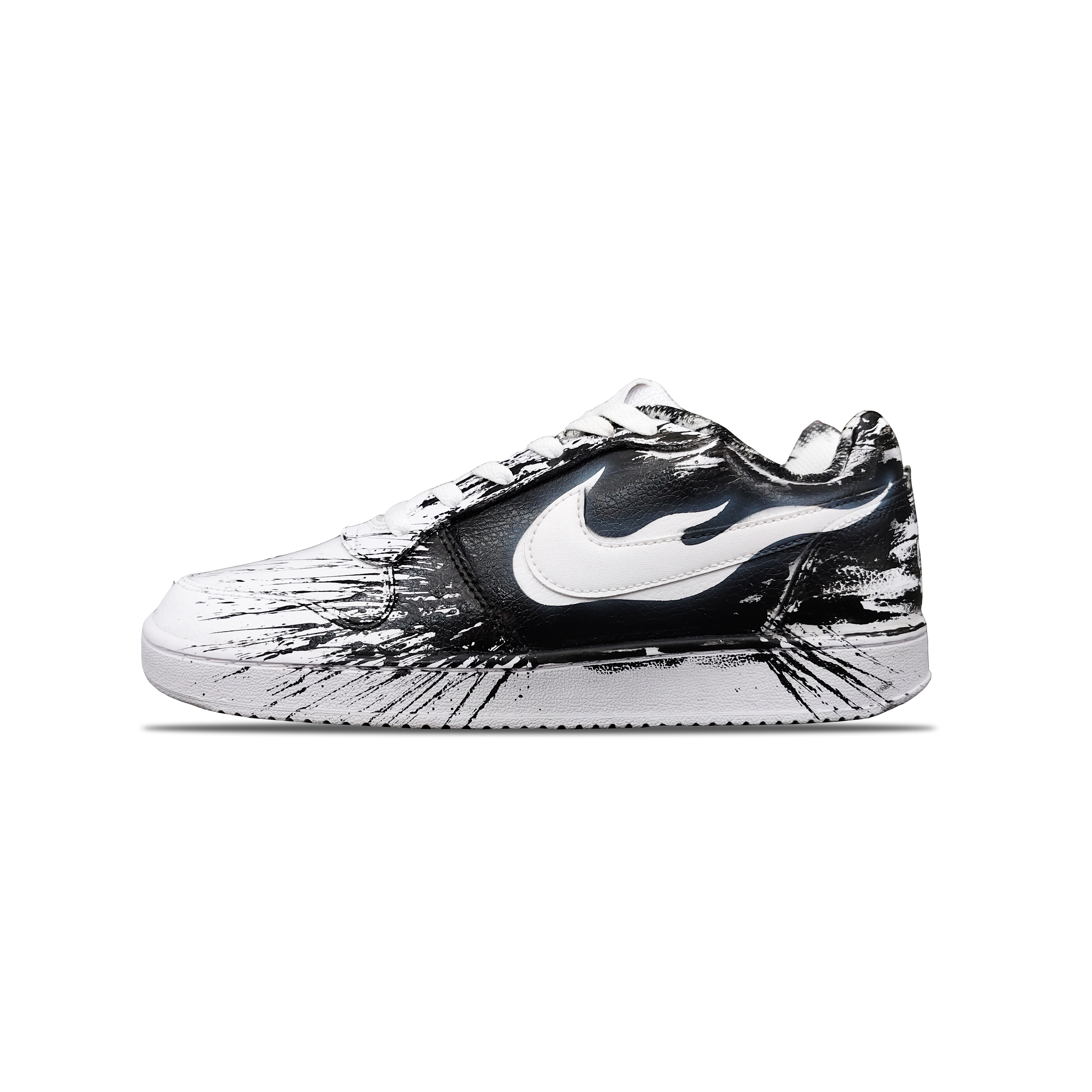 

Nike Низкие кроссовки для скейтбординга EBERNON Tower Rabbit, устойчивые к истиранию и скольжению, мужские, черно-белые