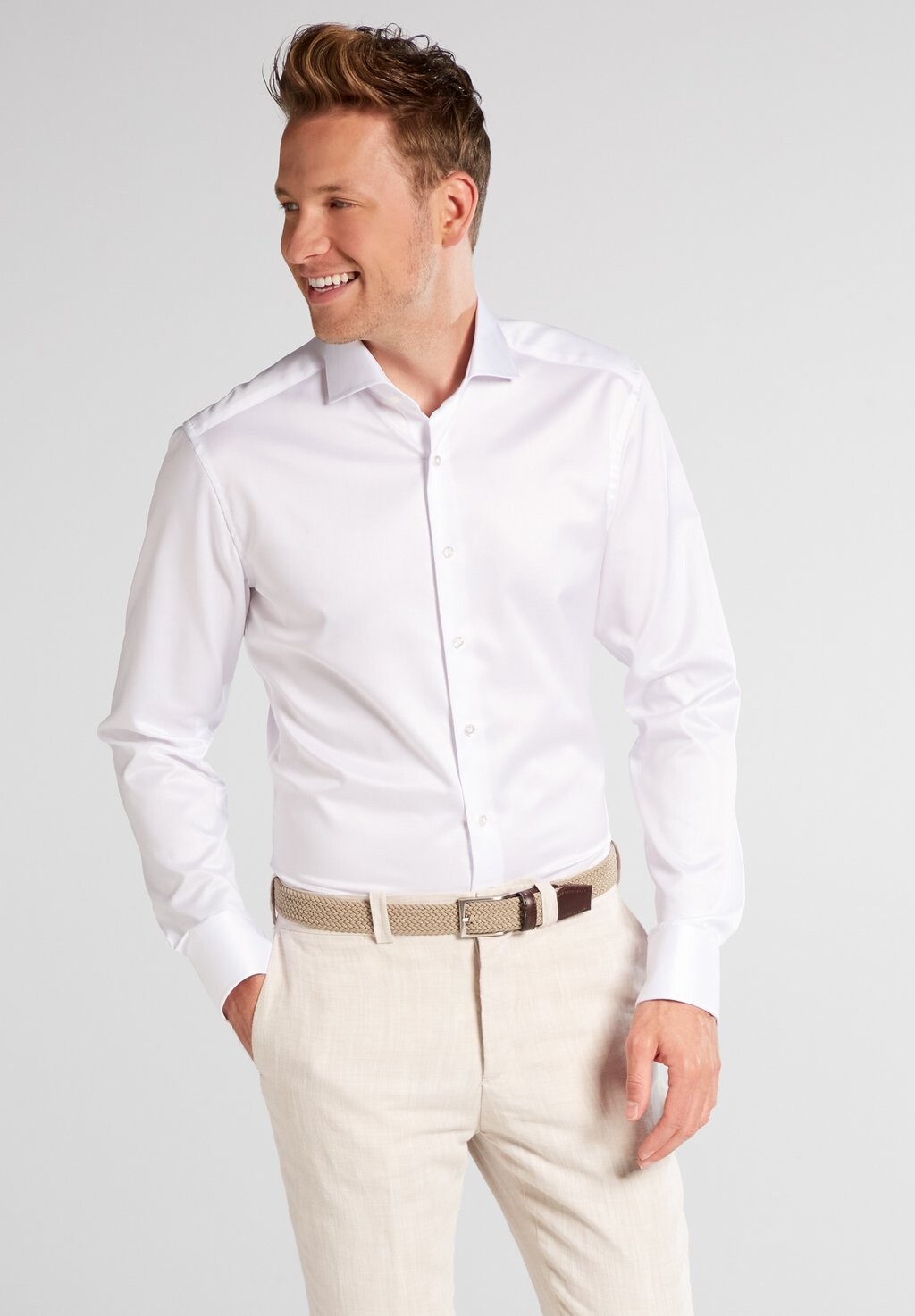 

Рубашка деловая LUXURY SHIRT-SLIM FIT-BUSINESSHEMD Eterna, цвет white