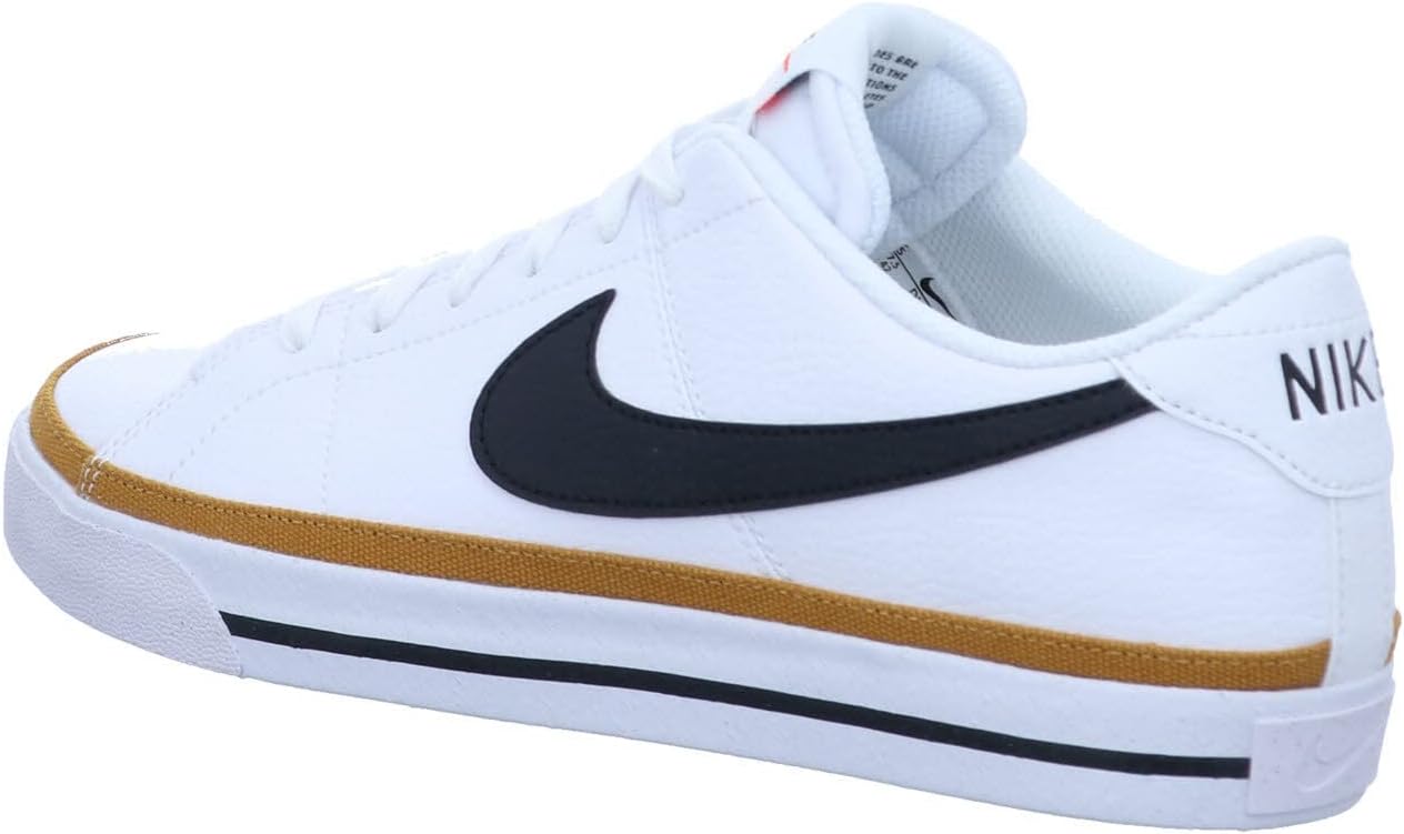 Мужские кроссовки Nike Court Legacy, White White Black Desert Ochre — фото 3