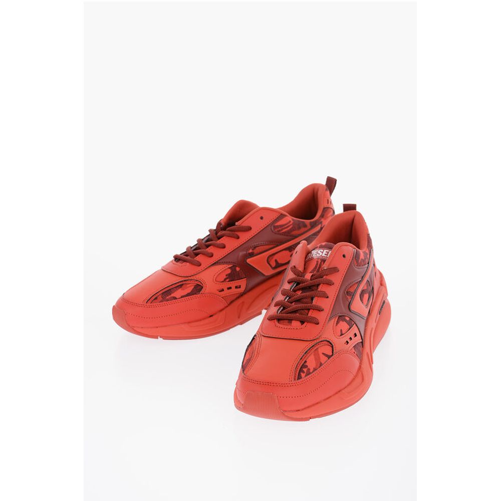 

Кроссовки S-SERENDIPITY SPORT из многослойной ткани с камуфляжным принтом Diesel, Red