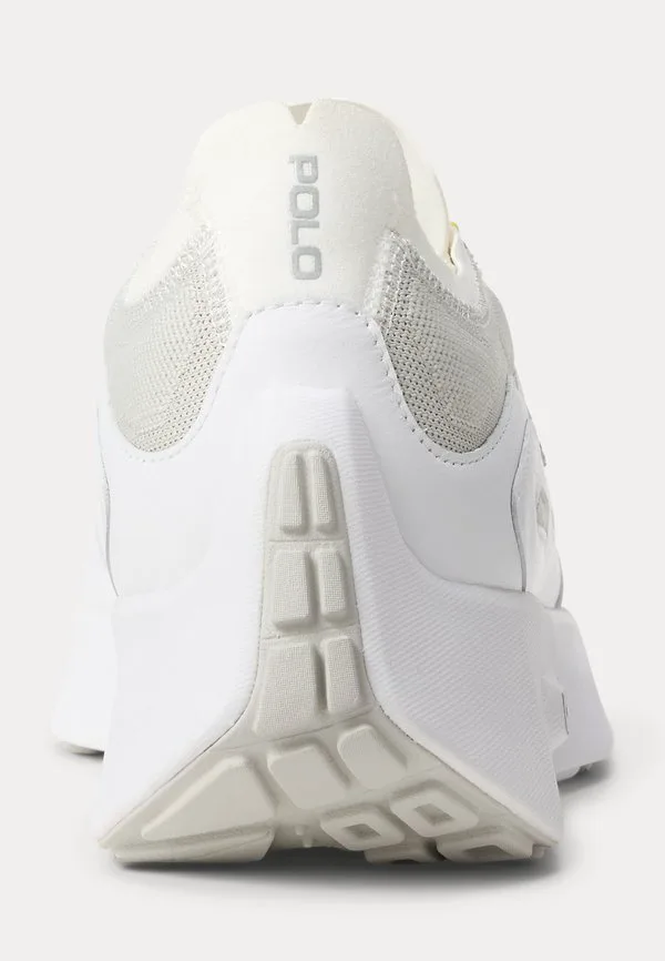 Трикотажные кроссовки boerum с кожаными вставками Polo Ralph Lauren, Deckwash White/Grey Violet — фото 4