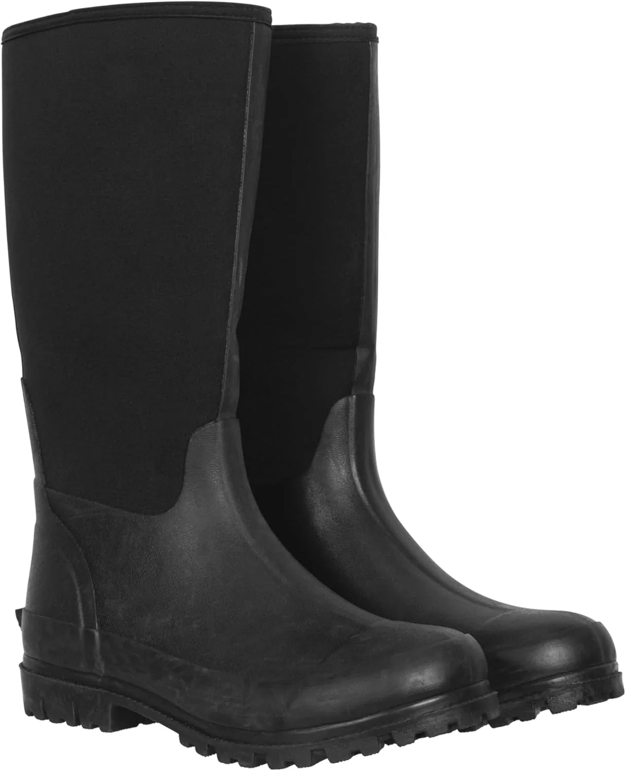 Резиновые сапоги Mountain Warehouse Neoprene Mucker Leisure для мужчин - водонепроницаемые, прочные, для прогулок и путешествий, Black (Black 01)