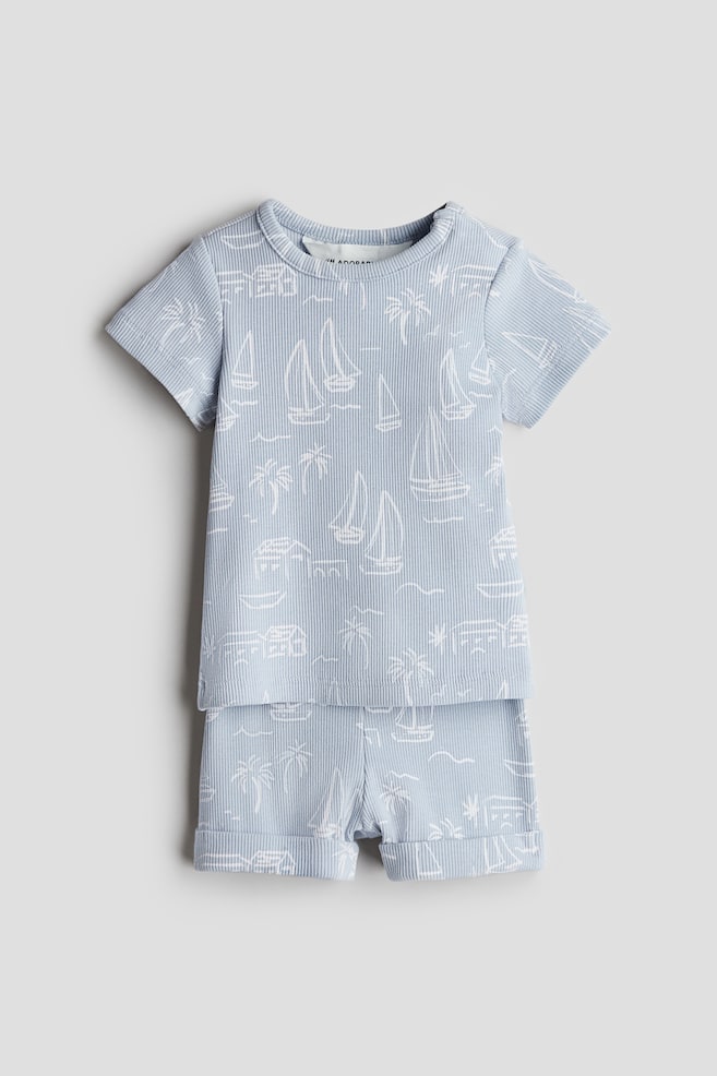 

Костюм-Двойка из хлопка в рубчик H&M, мультиколор