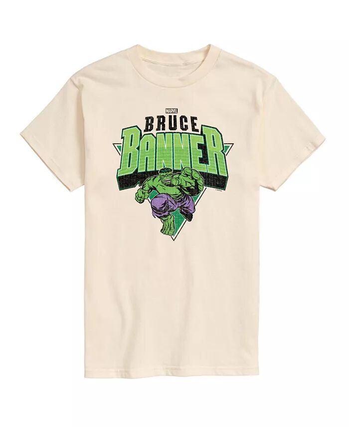 

Мужская футболка с коротким рукавом Hulk Bruce Banner AIRWAVES, коричневый/бежевый