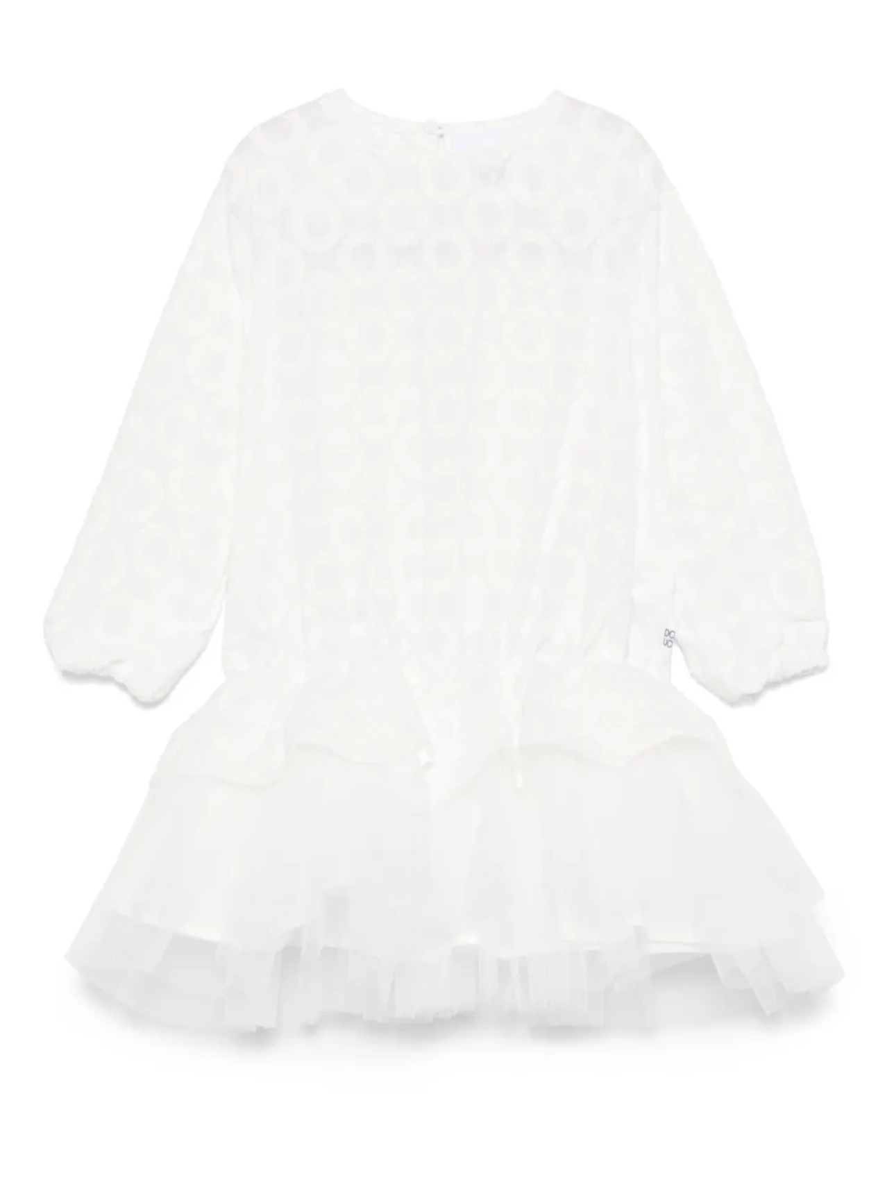 

Douuod Kids платье с геометричным узором, белый