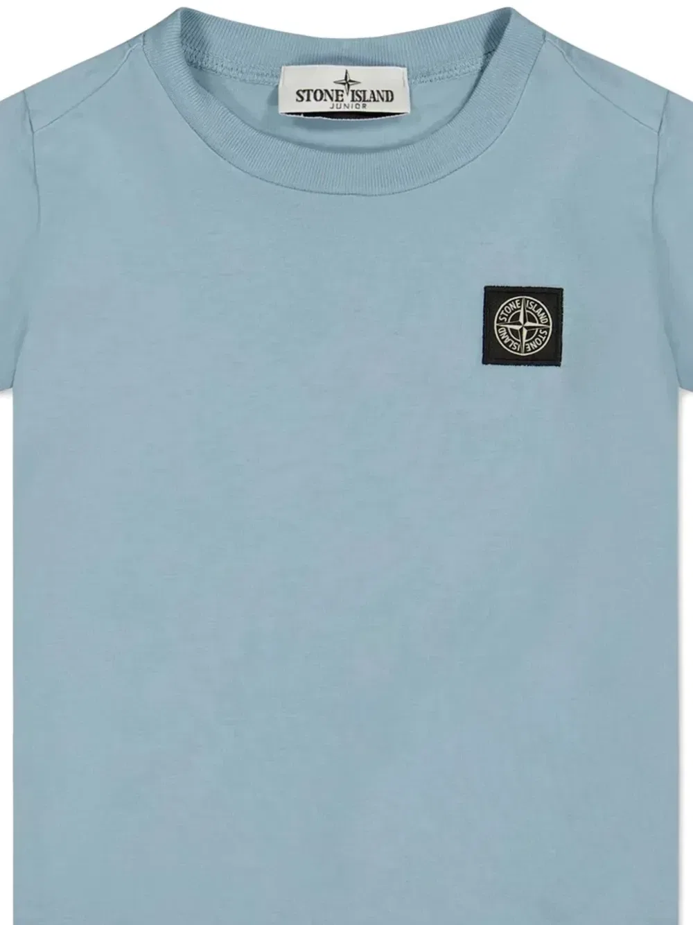Футболка с нашивками Stone Island Junior, синий — фото 2