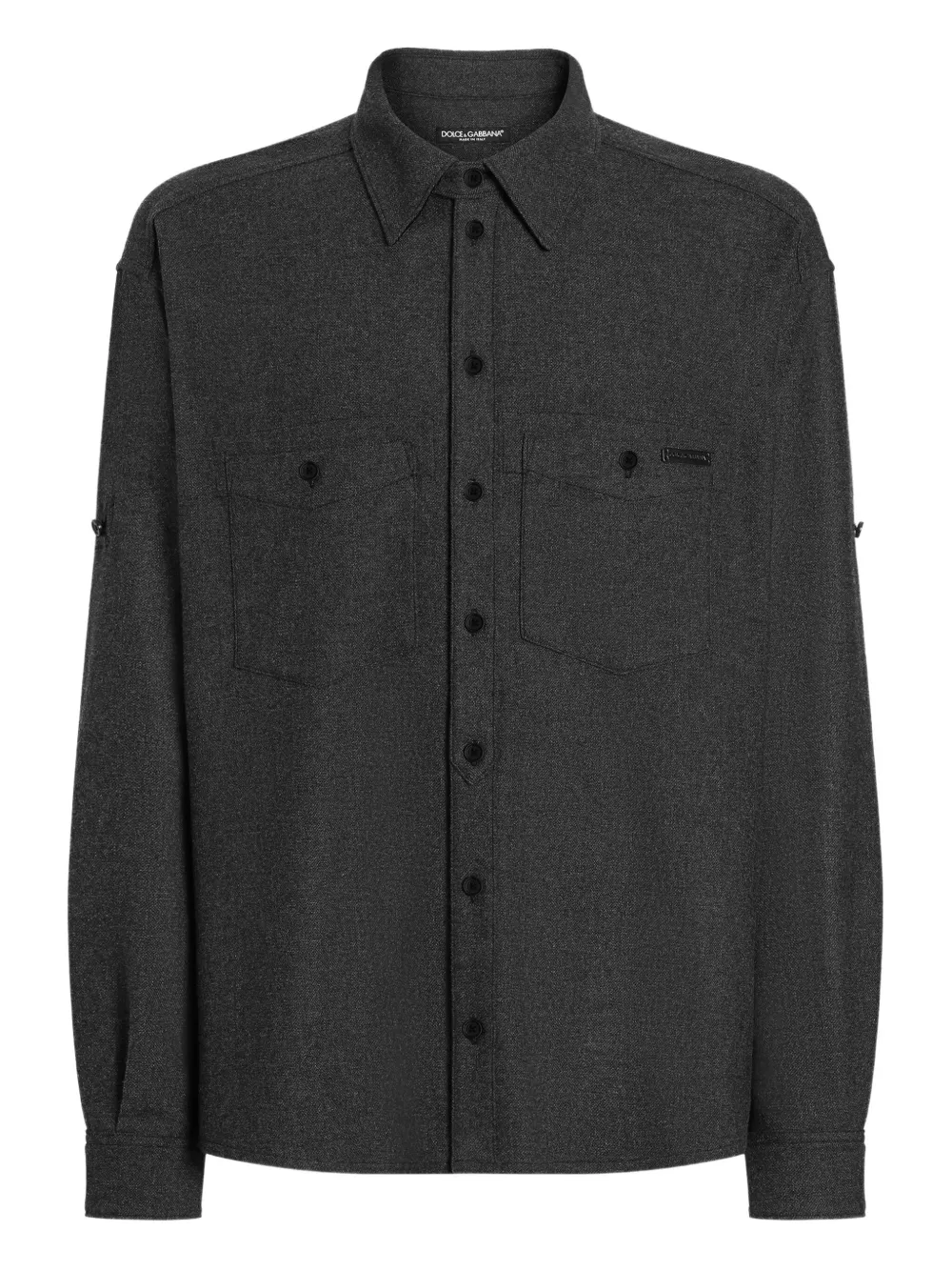 

Рубашка с карманами DOLCE & GABBANA, серый