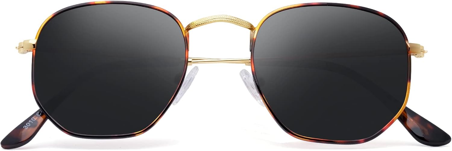 

Поляризованные солнцезащитные очки для женщин и мужчин. Модные квадратные, шестиугольные, плоские, зеркальные солнцезащитные очки с защитой от УФ-излучения YWWPMDOF, A03-leopard/Grey/Leopard