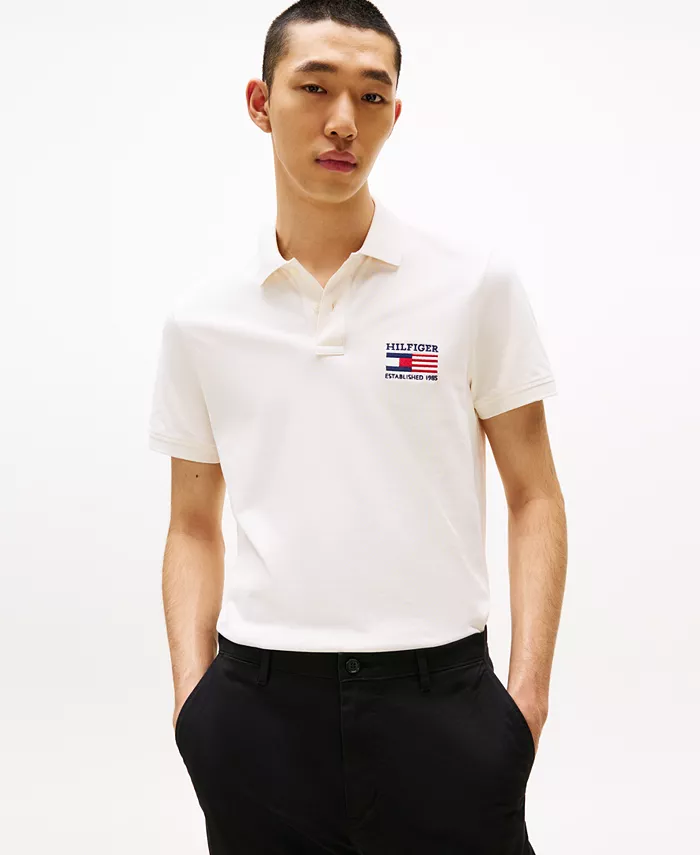 

Мужская поло Regular Fit с флагом Tommy Hilfiger, желтый