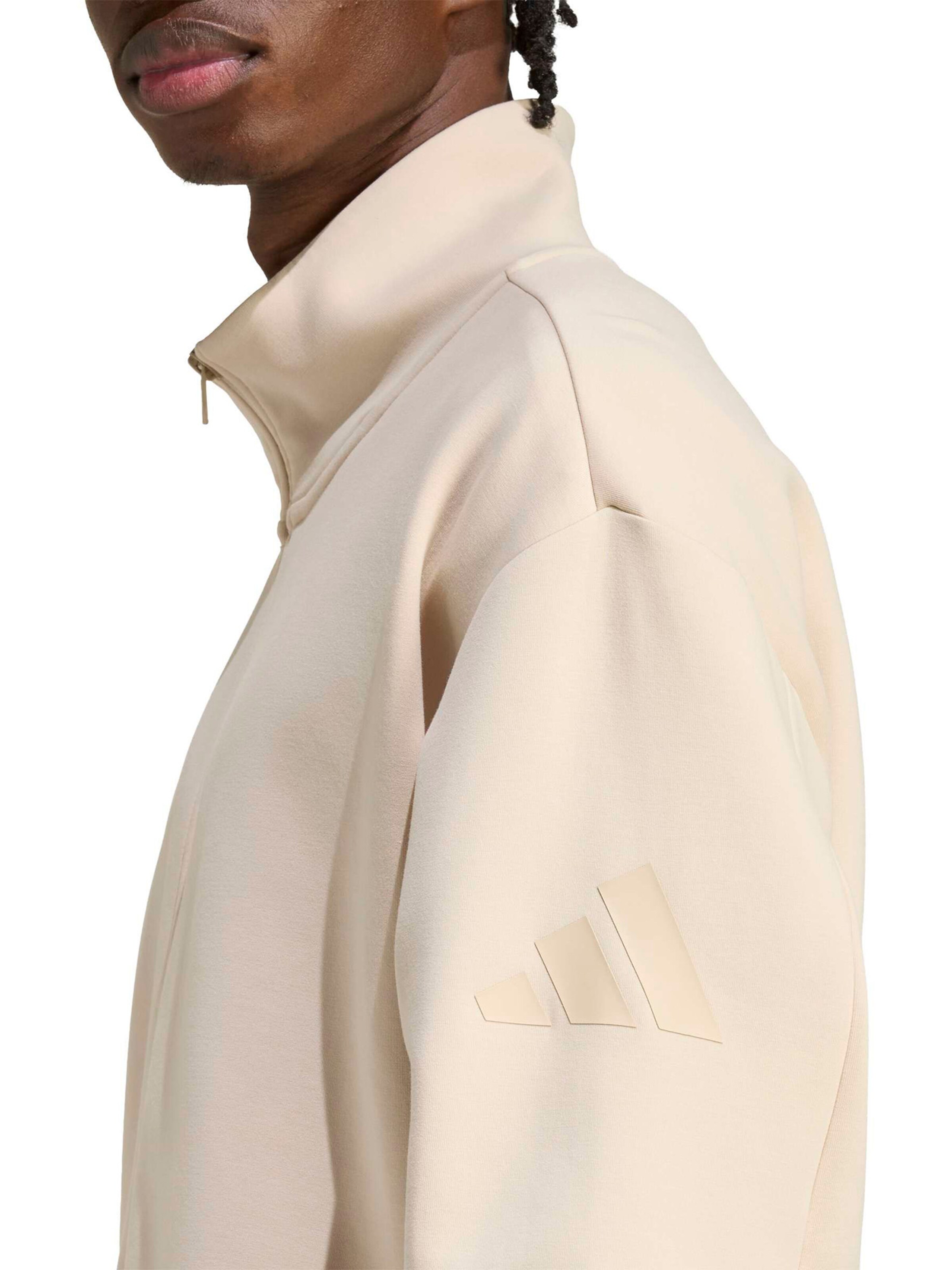 Adidas Sportswear Толстовка с молнией Athletic 'Soft Lux' в цвете Cream — фото 4