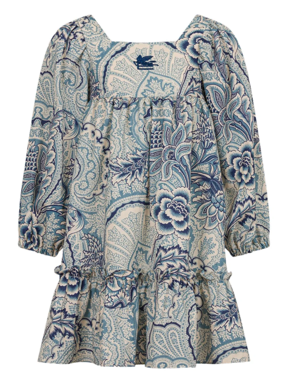 

Платье с цветочным принтом ETRO KIDS, синий