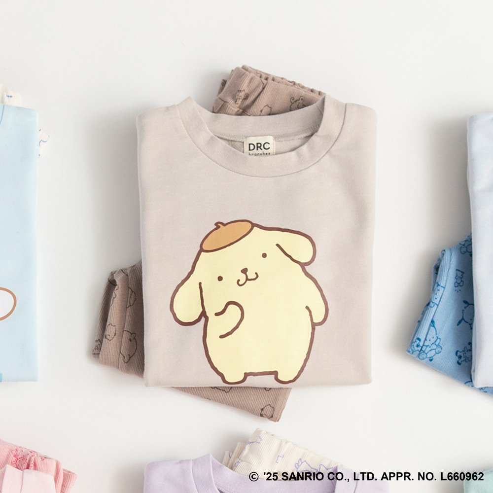 Домашняя одежда с длинными рукавами для детей Branshes, 64_Tea_Pompompurin