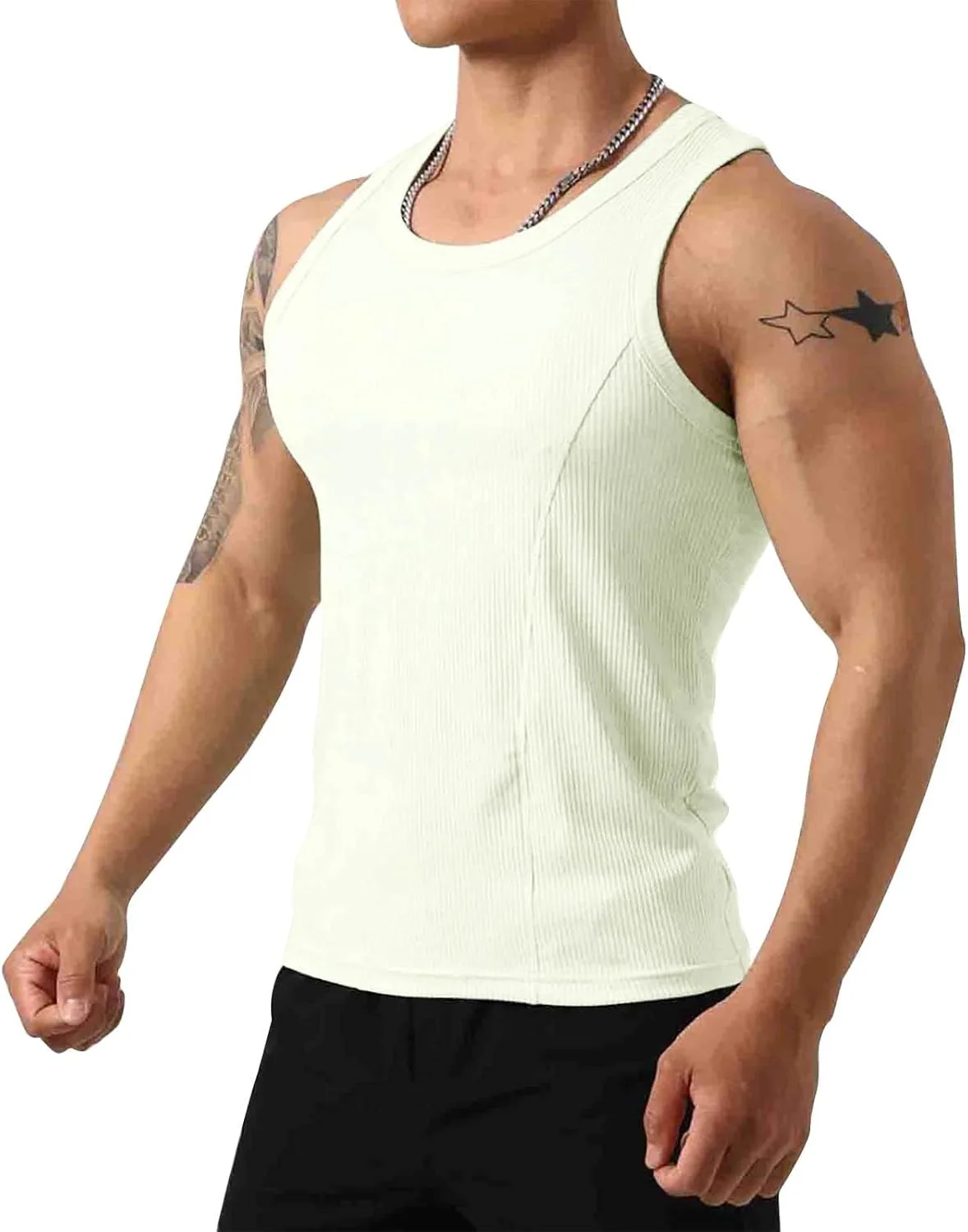 

Мужской майка для тренировок с прострочкой