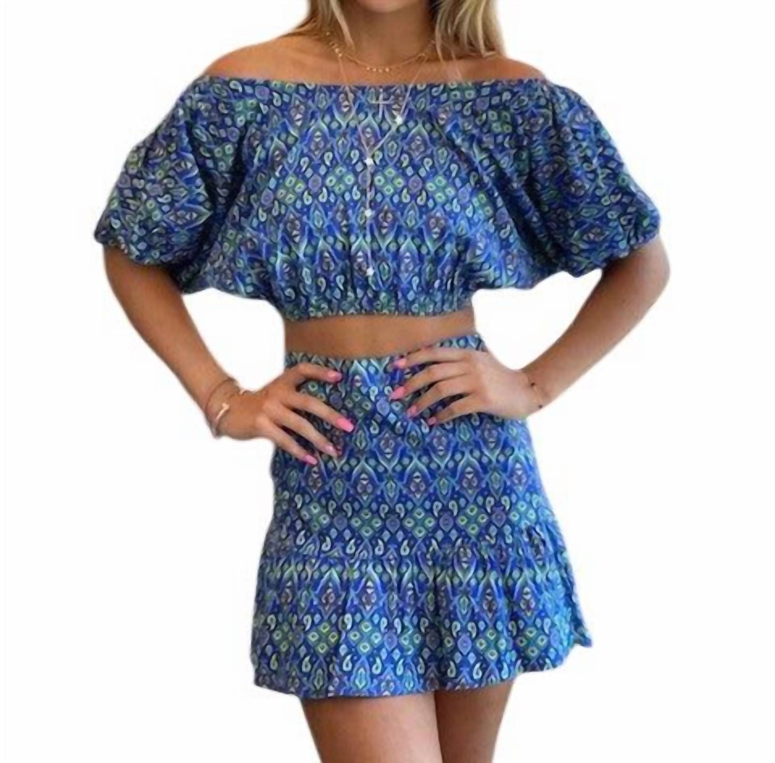 

Osamore Топ с открытой спиной, синий