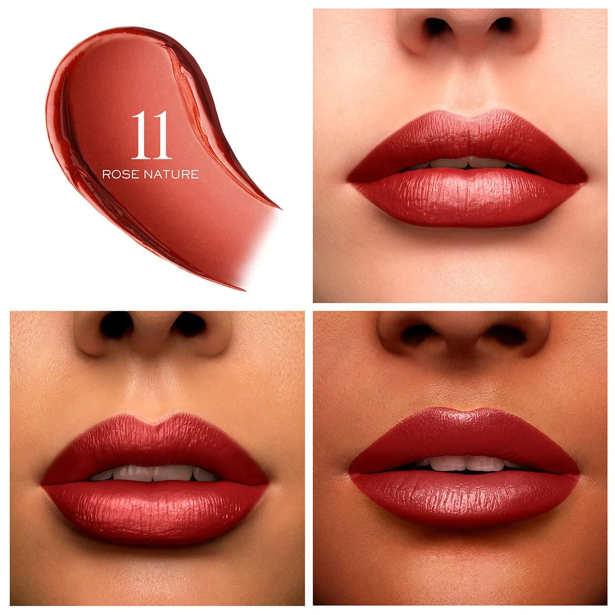 Увлажняющая кремовая губная помада «L'Absolu Rouge Cream» 11 Rose Nature от Lancôme Lancôme — фото 4