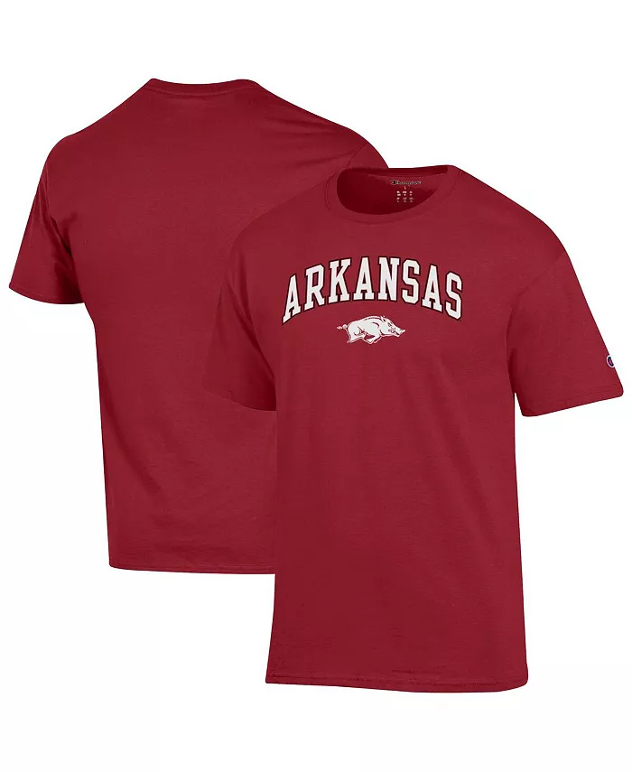 

Мужская футболка Cardinal Arkansas Razorbacks с арочным логотипом Champion