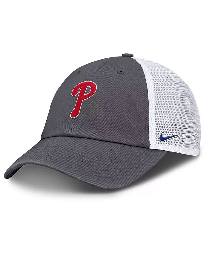 

Мужская серая регулируемая кепка водителя грузовика Philadelphia Phillies Nike