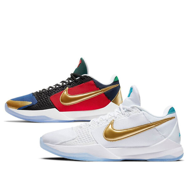 Кроссовки x undefeated zoom kobe 5 protro Nike, белый — фото 3