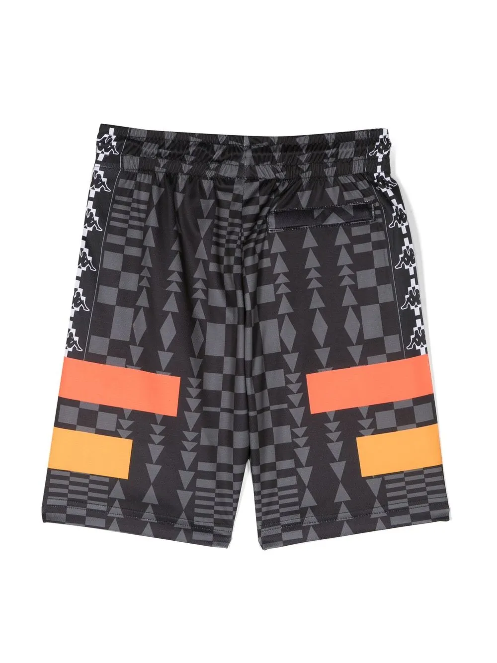 Спортивные шорты с принтом из коллаборации с Kappa Marcelo Burlon County Of Milan Kids, черный — фото 2