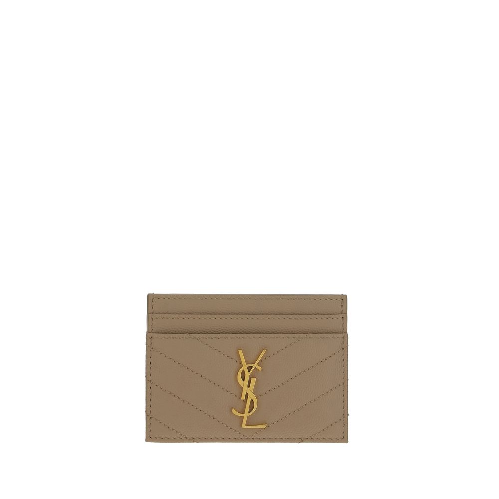 

Картхолдер Saint Laurent, коричневый