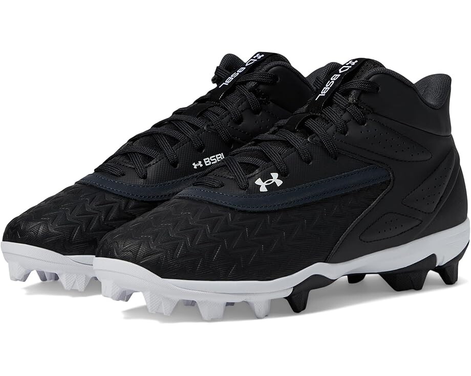 

Кроссовки Under Armour Kids Leadoff Mid RM Jr. 3.0, цвет Black/Black/White