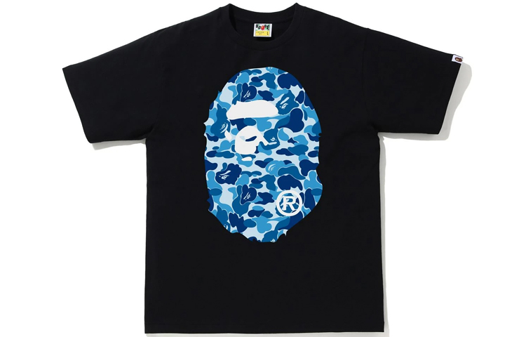 

Футболка Ape Head Series для мужчин A Bathing Ape, белый/зеленый