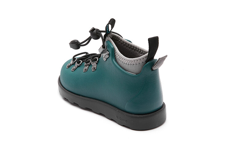 Детские ботинки Kids Mountain View Зеленый/черный/серый Native Shoes, цвет Jasper — фото 2