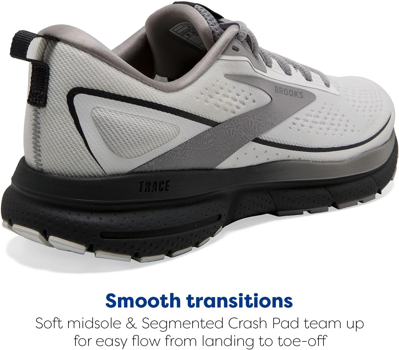 Мужские нейтральные беговые кроссовки Brooks Trace 3, белый — фото 3