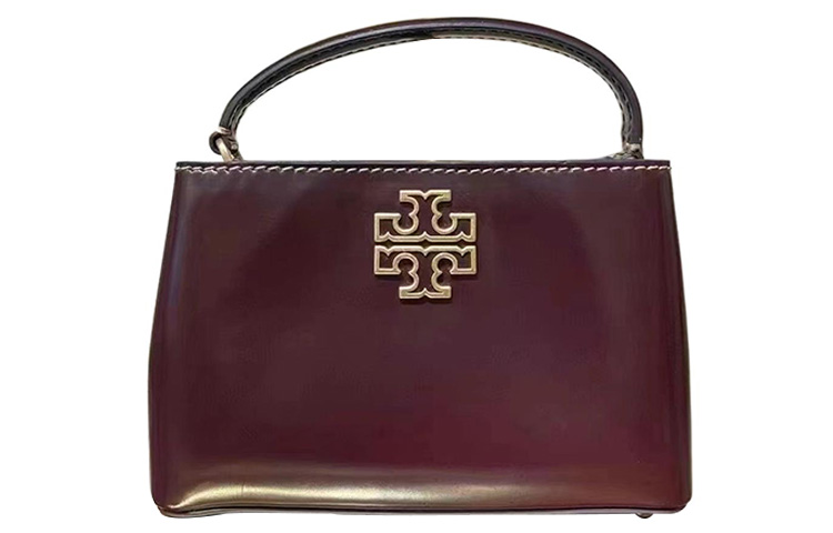 

TORY BURCH Кожаная сумка Briten Lady Dior Классическая женская бордовая сумка через плечо