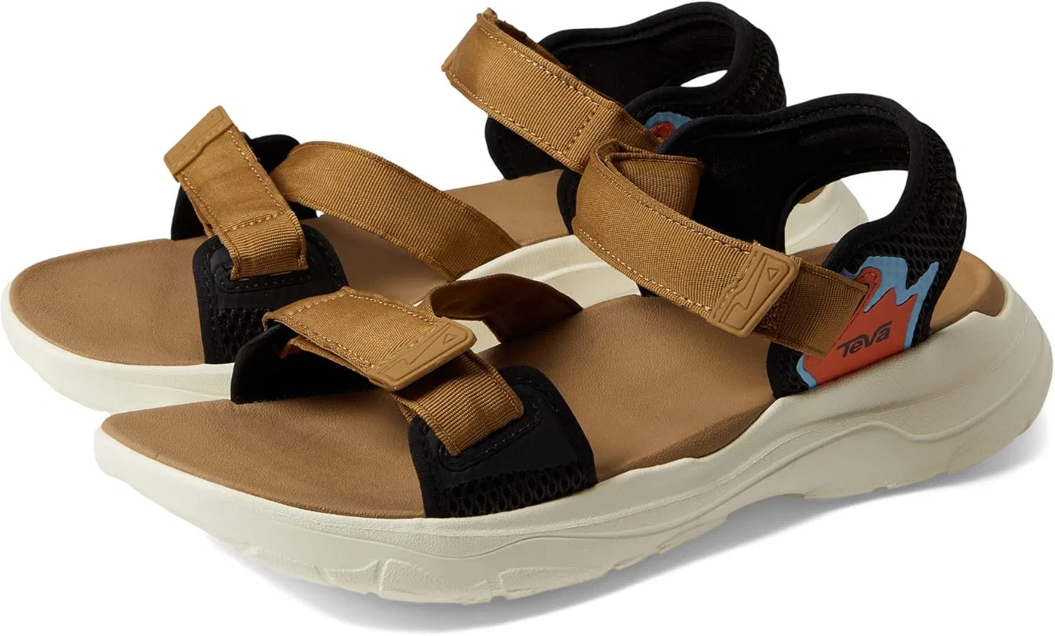 Мужские сандалии Teva Zymic, Honey Brown Black Hbbc