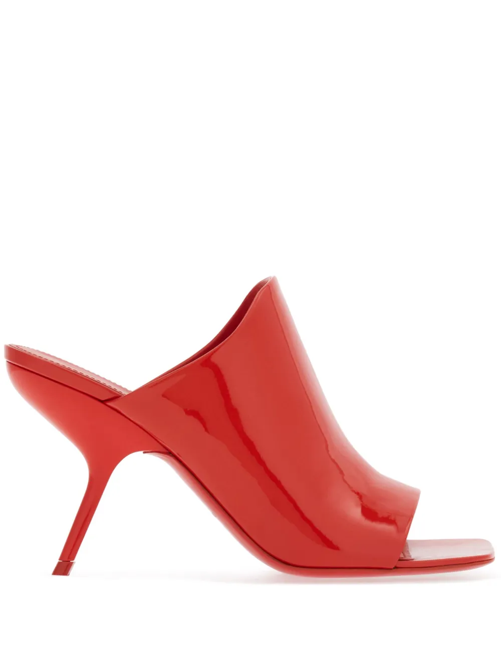 Мюли с открытым носком Ferragamo, красный