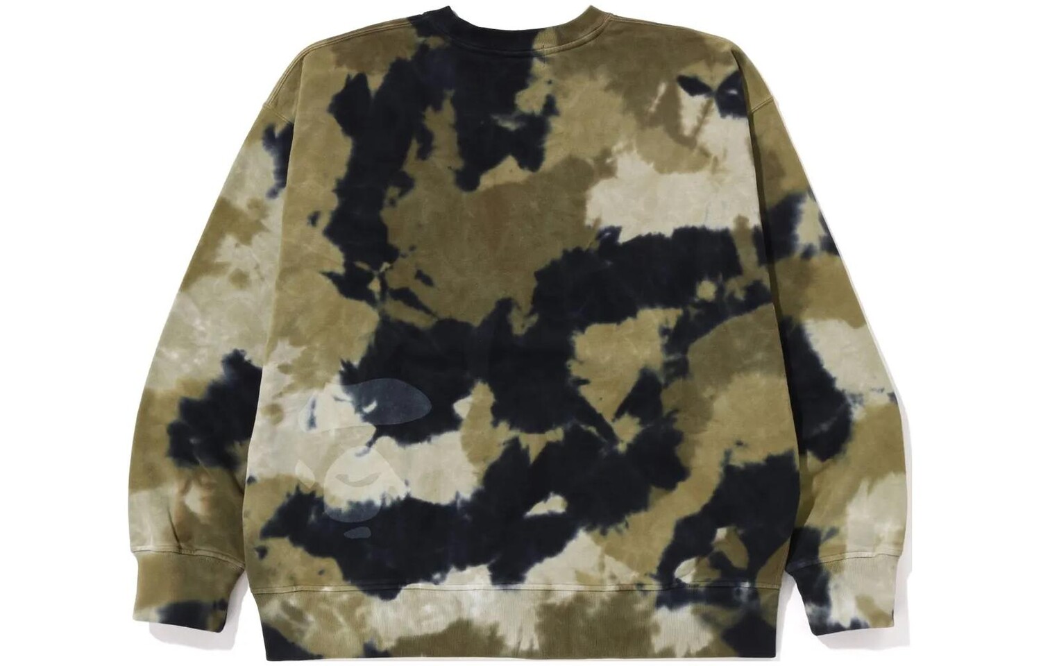 

BAPE Chusen Dye свободный крой с круглым вырезом A Bathing Ape, коричневый